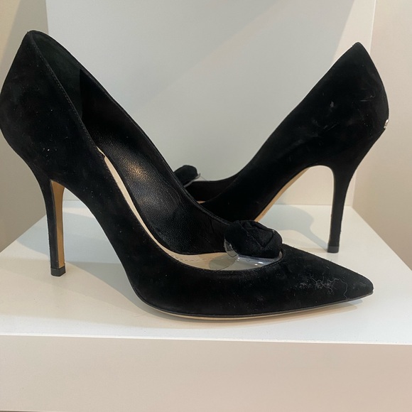 CHRISTIAN DIOR black Suede Miracle pump size 36 - Picture 3 of 5